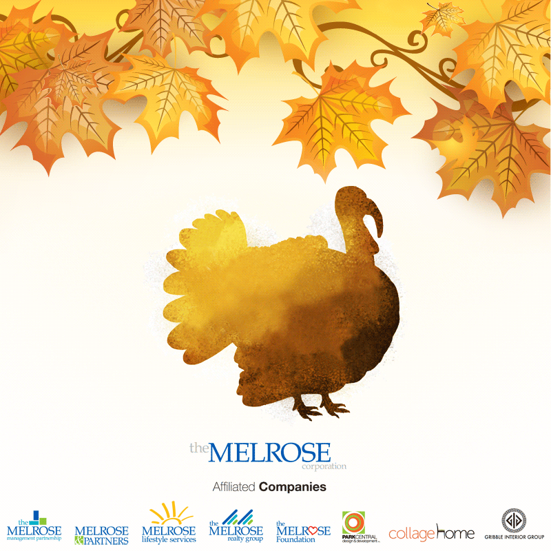 Happy Thanksgiving from The Melrose Corporation
