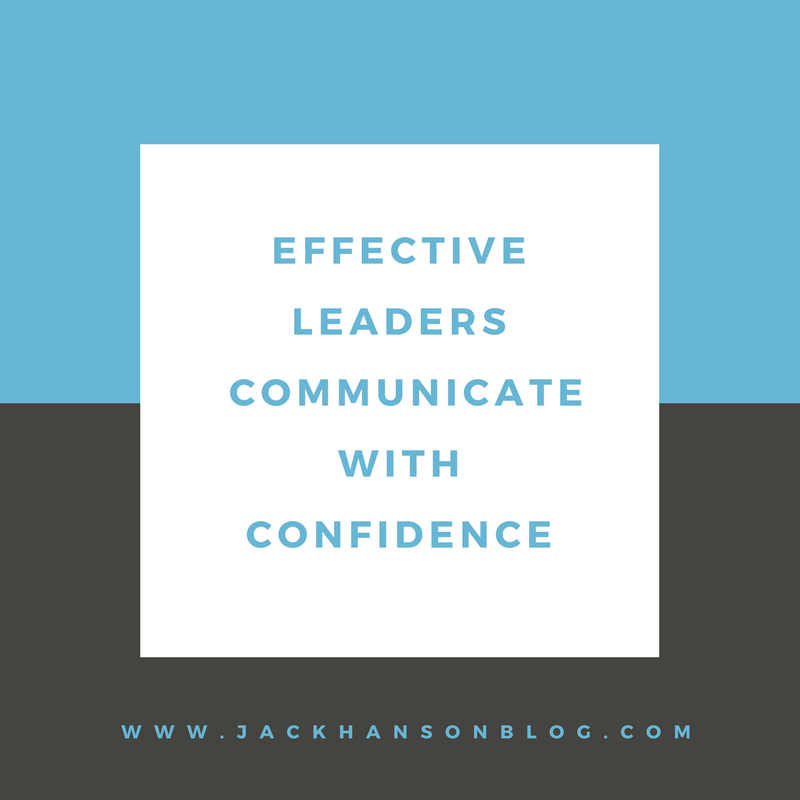 Communicate Confidence