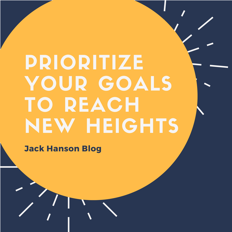 Prioritize Your Goals