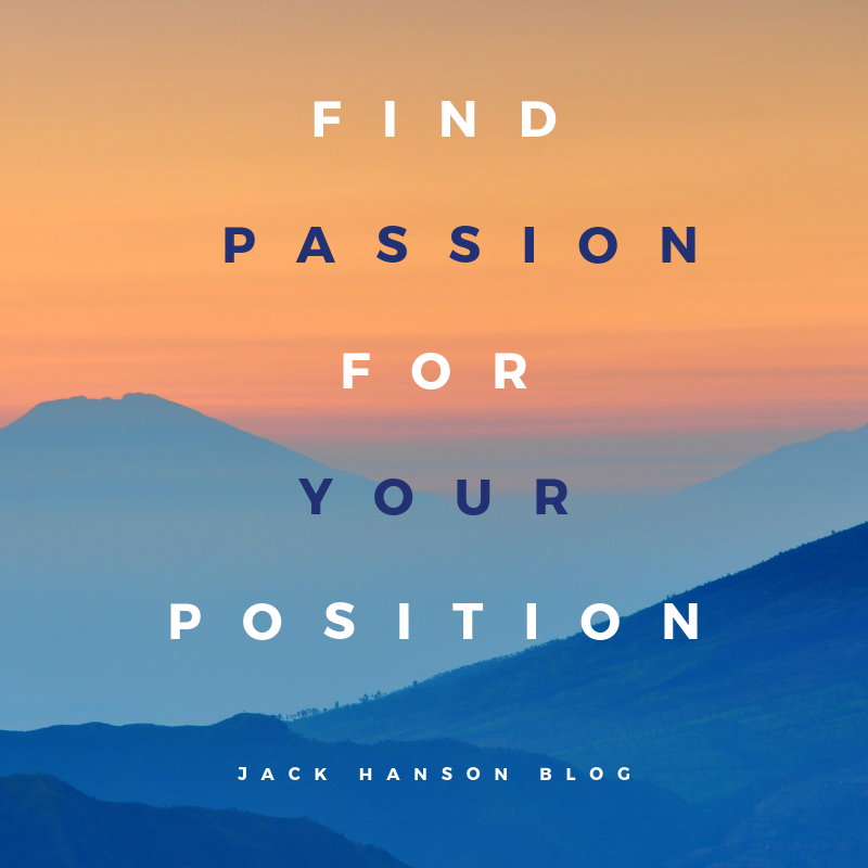 Finding Passion in Your Work